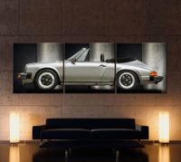 PORSCHE 911 CARRERA CABRIO 3,2 Leinwand Bild Sportwagen Oldtimer Nordrhein-Westfalen - Rüthen Vorschau