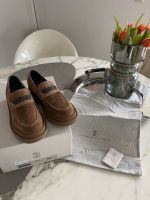 Brunello Cucinelli Loafers Velourleder Gr. 36.5 wie Neu! UVP 990€ Nordrhein-Westfalen - Monheim am Rhein Vorschau