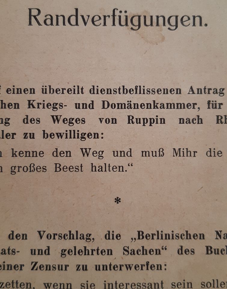 Der große König, Friedrich der Große. in Biedenkopf