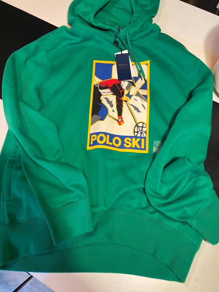 Polo Ralph Lauren Ski Pullover Hooded Sweatshirt M Green 199,99€ in Berlin
