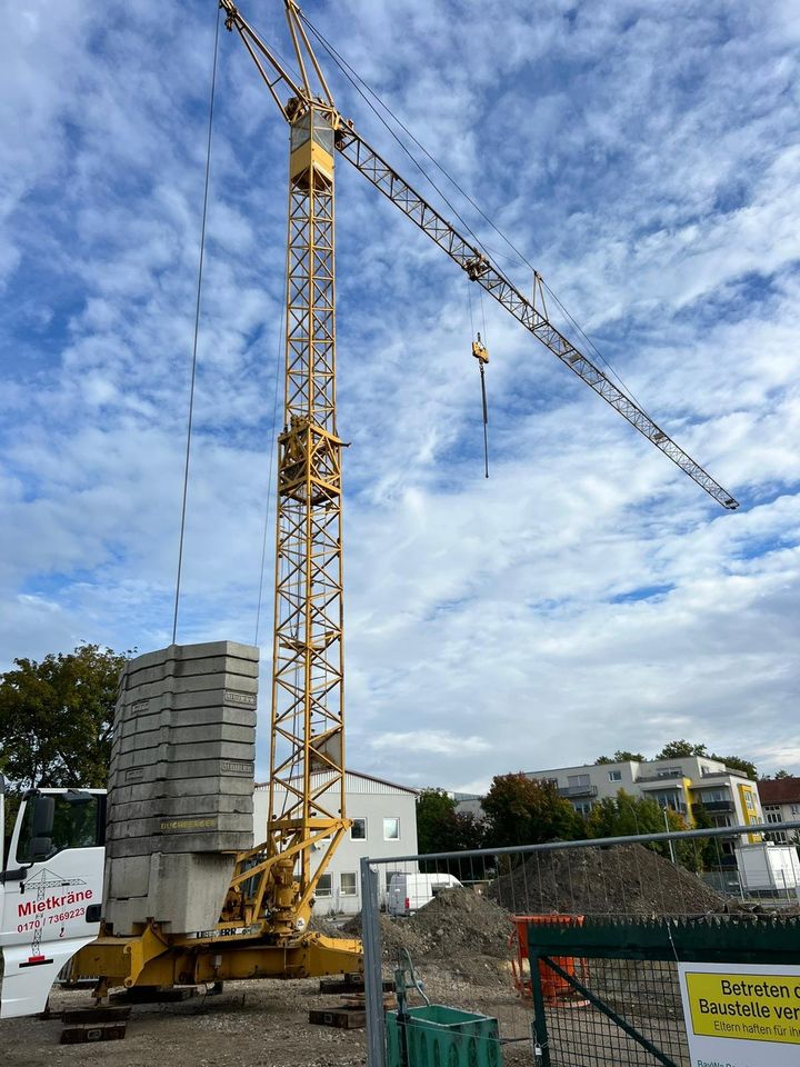 Liebherr 35K (u.andere) Mietkran Mietkräne Baukran Kran Kräne in Vohburg an der Donau