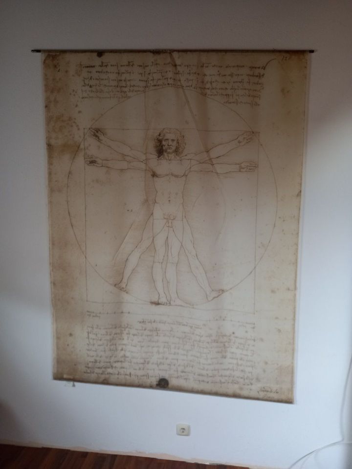 Wandbild Leonardo da Vinci IKEA in Bernried Niederbay