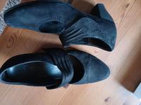 Schuhe Wildleder schwarz Gabor Slippe Gr. 5 - 38  H Niedersachsen - Wallenhorst Vorschau