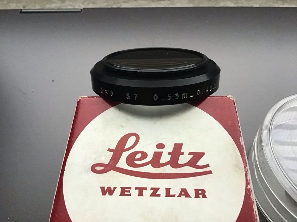 Leitz Leica Macro close up Filter 8x8 S7 0.53-0.40 m in Bad Neustadt a.d. Saale