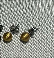 Ernstes Design Ohrringe Ohrstecker goldfarben 6 mm Hessen - Ebsdorfergrund Vorschau