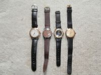 4 Armbanduhren, Ruhla, Glashütte, 50er/60er-Jahre Mecklenburg-Vorpommern - Spantekow Vorschau