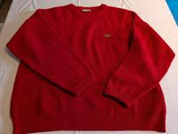 80er‑Vintage Lacoste Pullover (Made in France, Größe 6 / XL) rot Wuppertal - Elberfeld Vorschau