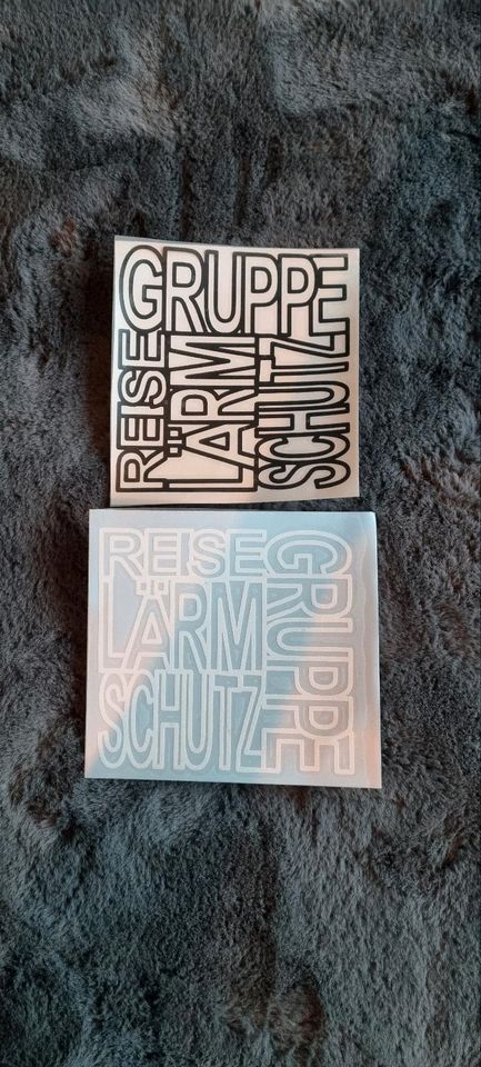 Reisegruppe Lärmschutz Sticker / ltth Sticker / carsticker / Auto in Grefrath