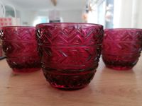3 Teelichtgläser von Leonardo, Set, violett, Teelichthalter Bayern - Neuendettelsau Vorschau