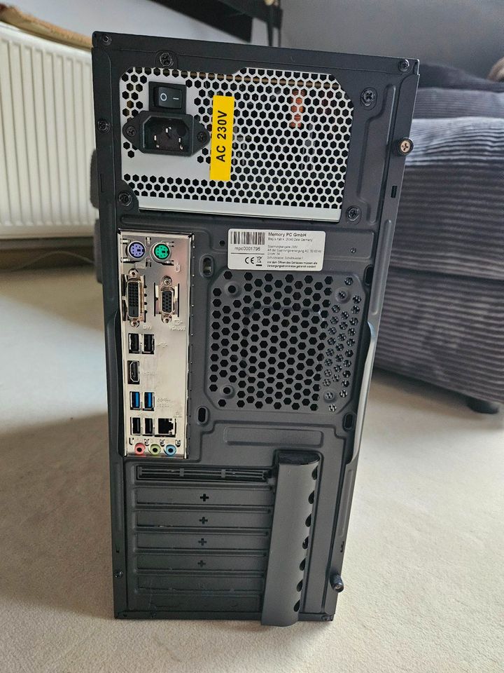 Set - Memory PC i5-7500, Samsung Bildschirm 21,5 Zoll, HP Drucker in Ahrensfelde