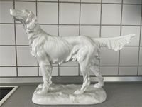 Herend Porzellan Figur Hund Gordon-Stetter auf Sockel stehend Nordrhein-Westfalen - Eschweiler Vorschau