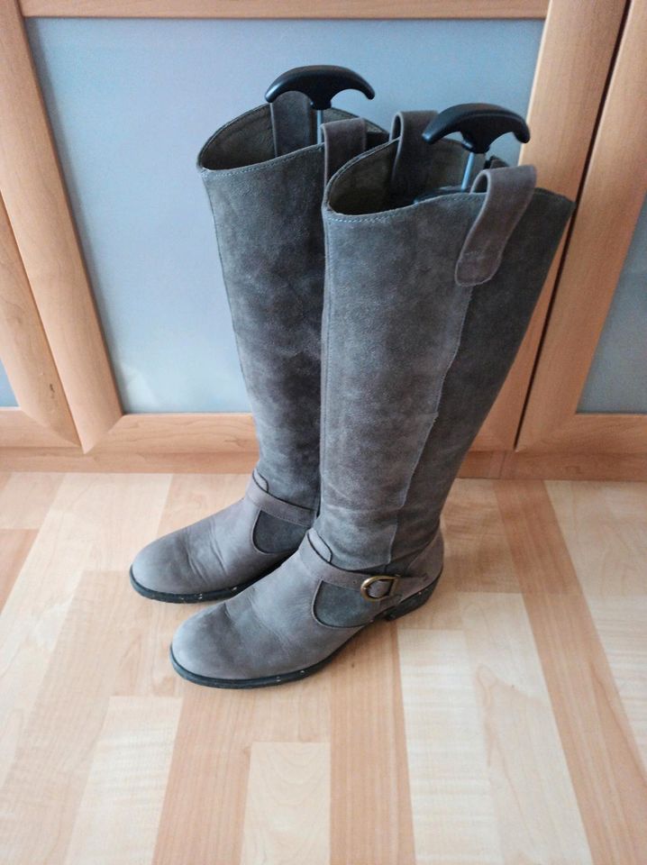 Top Zustand El Naturalista Stiefel Langschaft grau 40 in Hamm