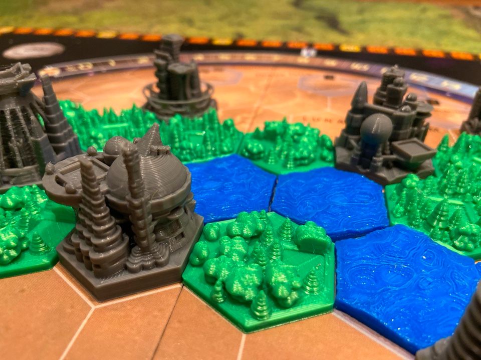 Terraforming Mars Brettspiel - 3D Plättchen - keine Versandkosten in Beckum