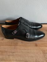 Schwarzer Halbschuh mit 2 Schnallen Rheinland-Pfalz - Mainz Vorschau