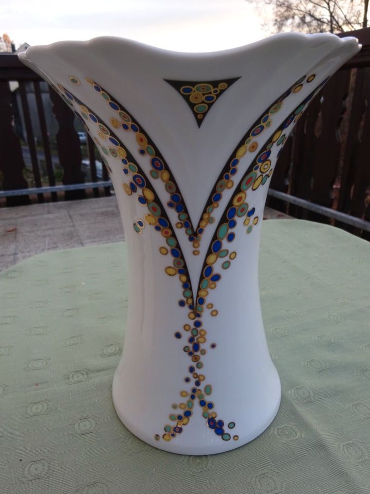 Große Vase Porzellan 24 cm in Arzberg