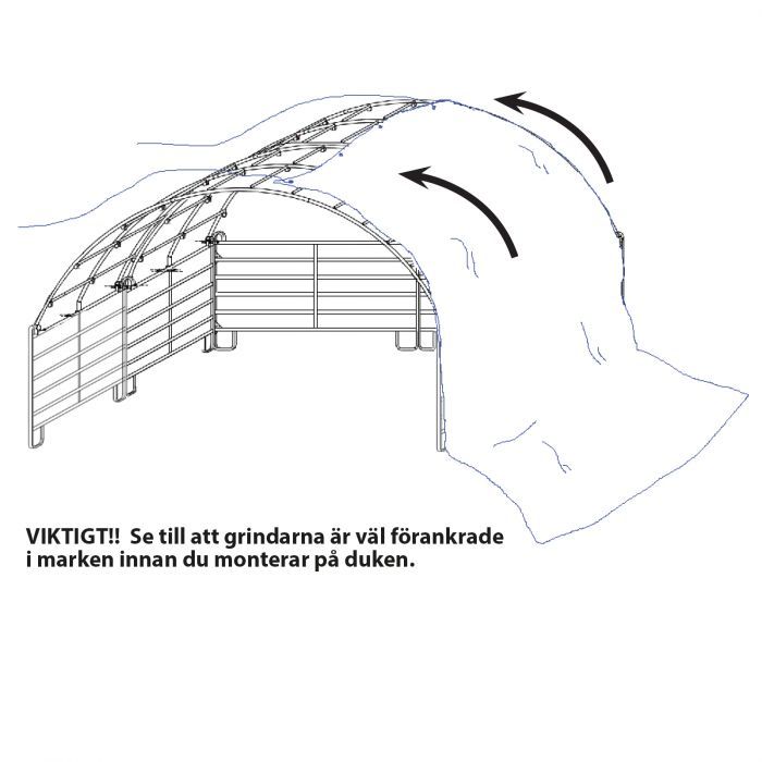 WINDSCHUTZ 6 X 6 M INKL 6 WEIDEPANELS Weidezelt für Tiere Zelt in Görlitz