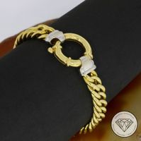 M 174645 Wert 4.800,- Bicolor Armband 585 14 Kt Gold 18,5 cm XXYY Duisburg - Hamborn Vorschau