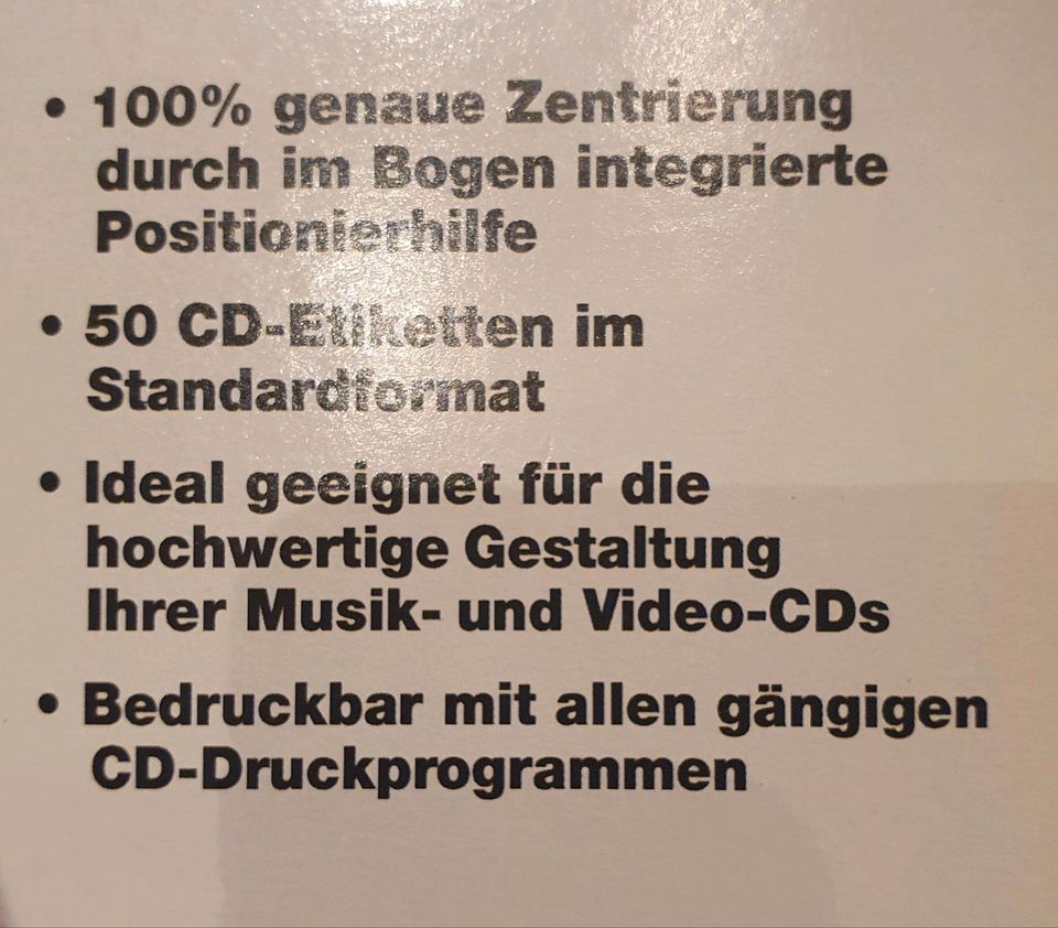60 DVD / CD-Etiketten von print FIT für Inkjet o. (S/W-)Laser-Dr. in Korschenbroich
