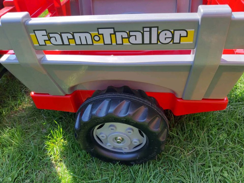 Rolly Toys Farmtrac + Trailer neuwertig in Lübbenau (Spreewald)