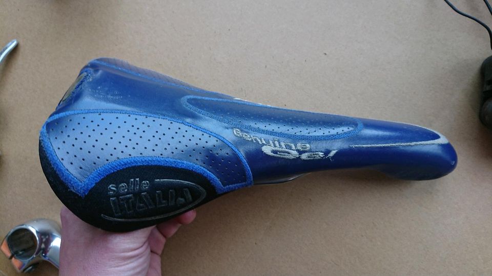 Selle Italia Flite genuine gel Rennrad Sattel blau in Herne