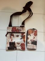 Handtasche mit passendem Portemonnaie Geldbörse Audrey Hepburn Niedersachsen - Hildesheim Vorschau