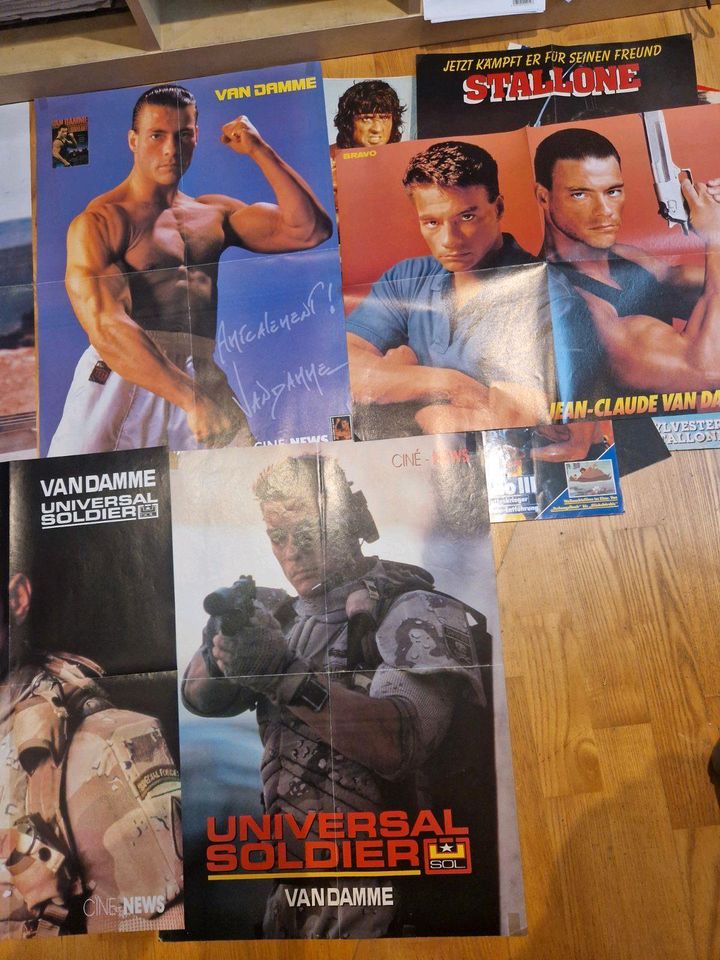 Sammlung Poster Jean Claude Van Damme Bravo Cinema Video Plus in Verden