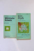 DDR Wanderkarte Berliner Wald- und Seengebiet Märkische Schweiz Sachsen - Adorf-Vogtland Vorschau