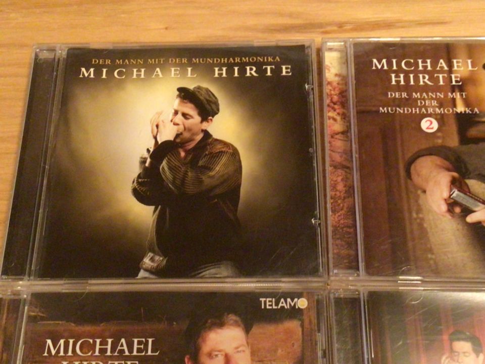 4 CD‘s Mundharmonika Michael Hirte je CD €2,- in Neuwied