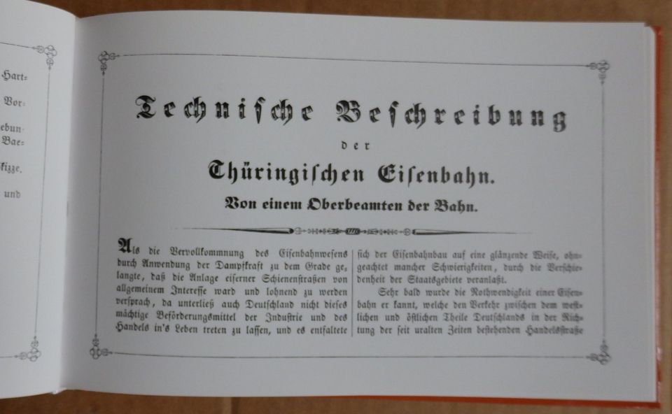 "Malerisches Album der Thüringischen Eisenbahn",Reprint 1850/1997 in Dresden