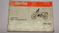 Aprilia 125 RX Fahrerhandbuch uso e manutenzione Baden-Württemberg - Balingen Vorschau