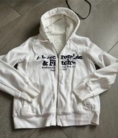 Abercrombie &Fitch Sweatshirt Jacke mit Teddyfell Weiß Gr.M Nordrhein-Westfalen - Kamen Vorschau