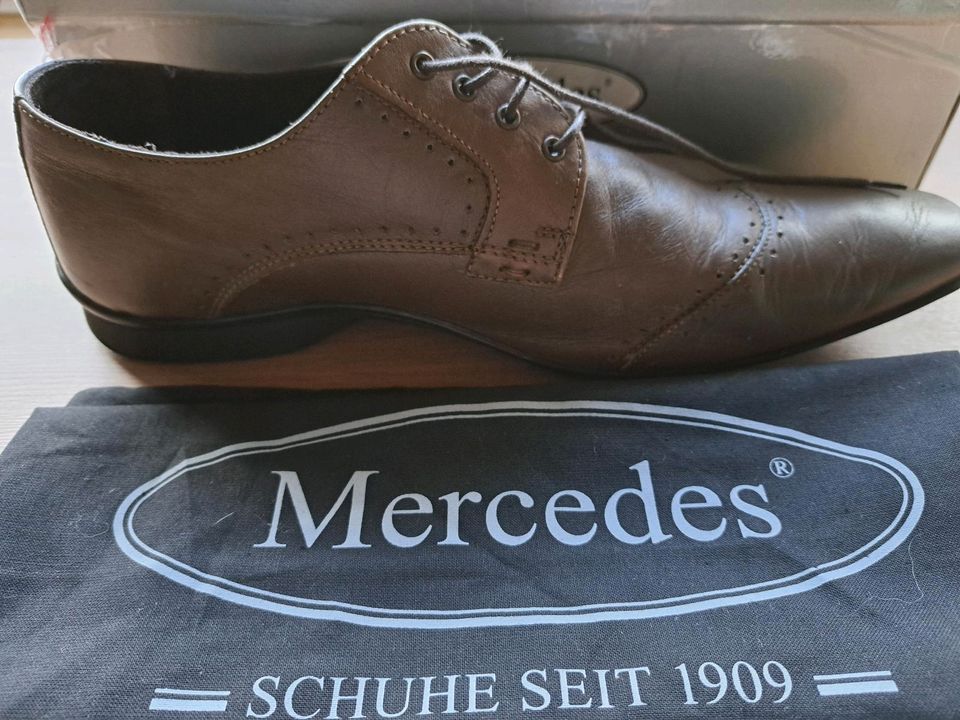 MERCEDES Hochzeitsschuhe Gr. 44 MERCEDES Schuhe Gr. 44 Bräutigam! in Bünde