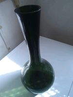 Vase,  Bodenvase, große Vase, Glas, grün/schwarz, alt, 60er Jahre Nordrhein-Westfalen - Ense Vorschau