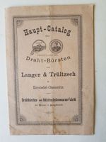 Langer&Trültzsch Catalog Draht Bürsten Holzdrechslerwaren ca.1900 Baden-Württemberg - Leonberg Vorschau