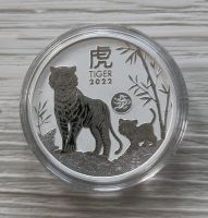 Australien Lunar III Tiger 2022 Silber 1oz. Privy Mark 'Drache' Brandenburg - Beetzsee Vorschau