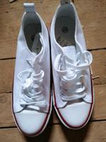 Damen, Kinder Schuh gr 37, weiß, sneakers Hessen - Großenlüder Vorschau