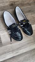 ADIDAS Ballerina Sneaker sleek series schwarz Lackleder 40 (39) Sachsen-Anhalt - Sangerhausen Vorschau