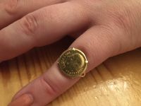 Goldmünze Ring 585/14Kt Gelbgold Angebot Frankfurt am Main - Sachsenhausen Vorschau