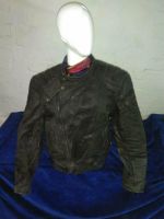 Original Motorradlederjacke aus den 70ern Vintage Biker Jacke Nordrhein-Westfalen - Korschenbroich Vorschau