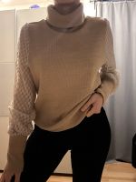 ❤️ Shein Rollkragenpullover mit Mesh beige M 38 Bayern - Schöllkrippen Vorschau