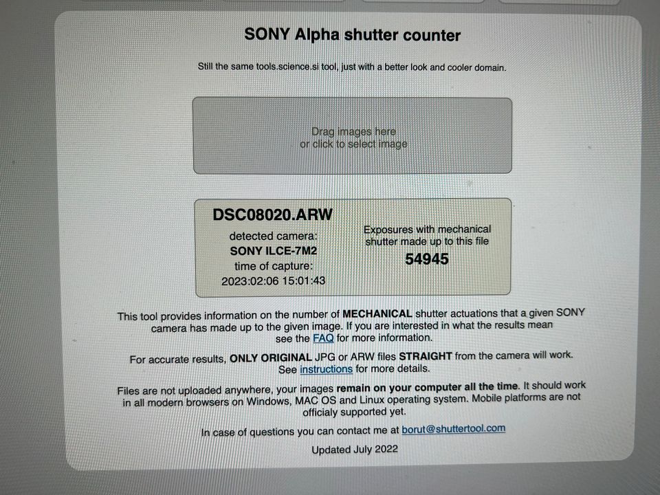 Sony Alpha 7II Vollformat Kamera Body in Speichersdorf