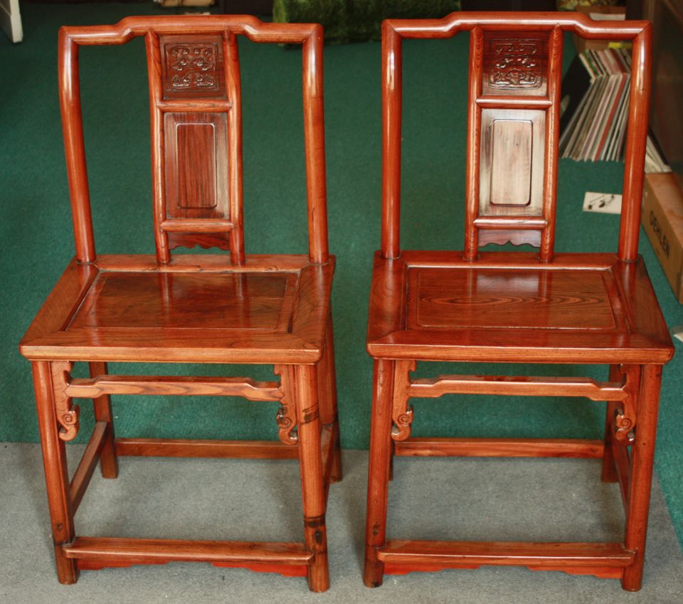 Paar Antiker Chinesischer Stühle, Yumu Holz in Berlin