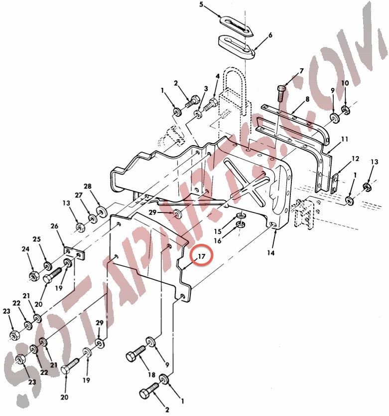 Panzerung 1 PAR Spritzschutz im Motorraum für HMMWV HUMVEE M998 in Gau-Algesheim