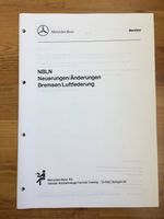 1992 Mercedes NBLN Bremse Luftfederung Werkstatthandbuch Hessen - Kassel Vorschau