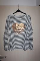 Shirt Langarm Damen Laura Torelli XL blau creme Pailletten Bayern - Wurmsham Vorschau