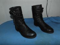 GEOX Damenstiefel 36 schwarz mit Nieten GEOX Stiefel 36 NICE Hessen - Schotten Vorschau