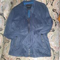Zara Velour Blouson dunkelblau Gr38 M Hessen - Eltville Vorschau
