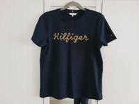 Neuwertiges Tommy Hilfiger T-Shirt dunkelblau mit gold Wandsbek - Hamburg Poppenbüttel Vorschau