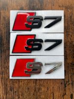 Audi S7 Emblem 4.2 3.0 matt glanz schwarz chrom Bayern - Berg bei Neumarkt i.d.Opf. Vorschau
