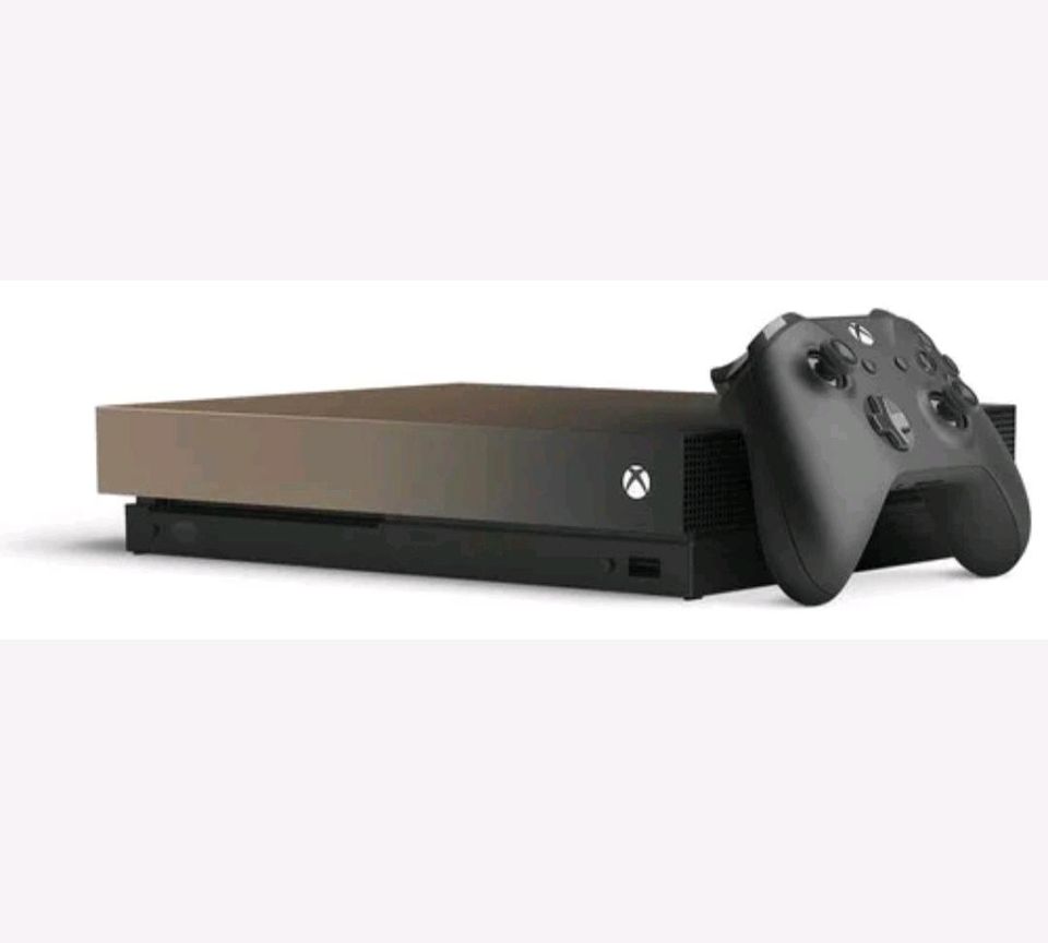 Microsoft Xbox One X 1TB [Gold Rush Special Edition in Gebenbach